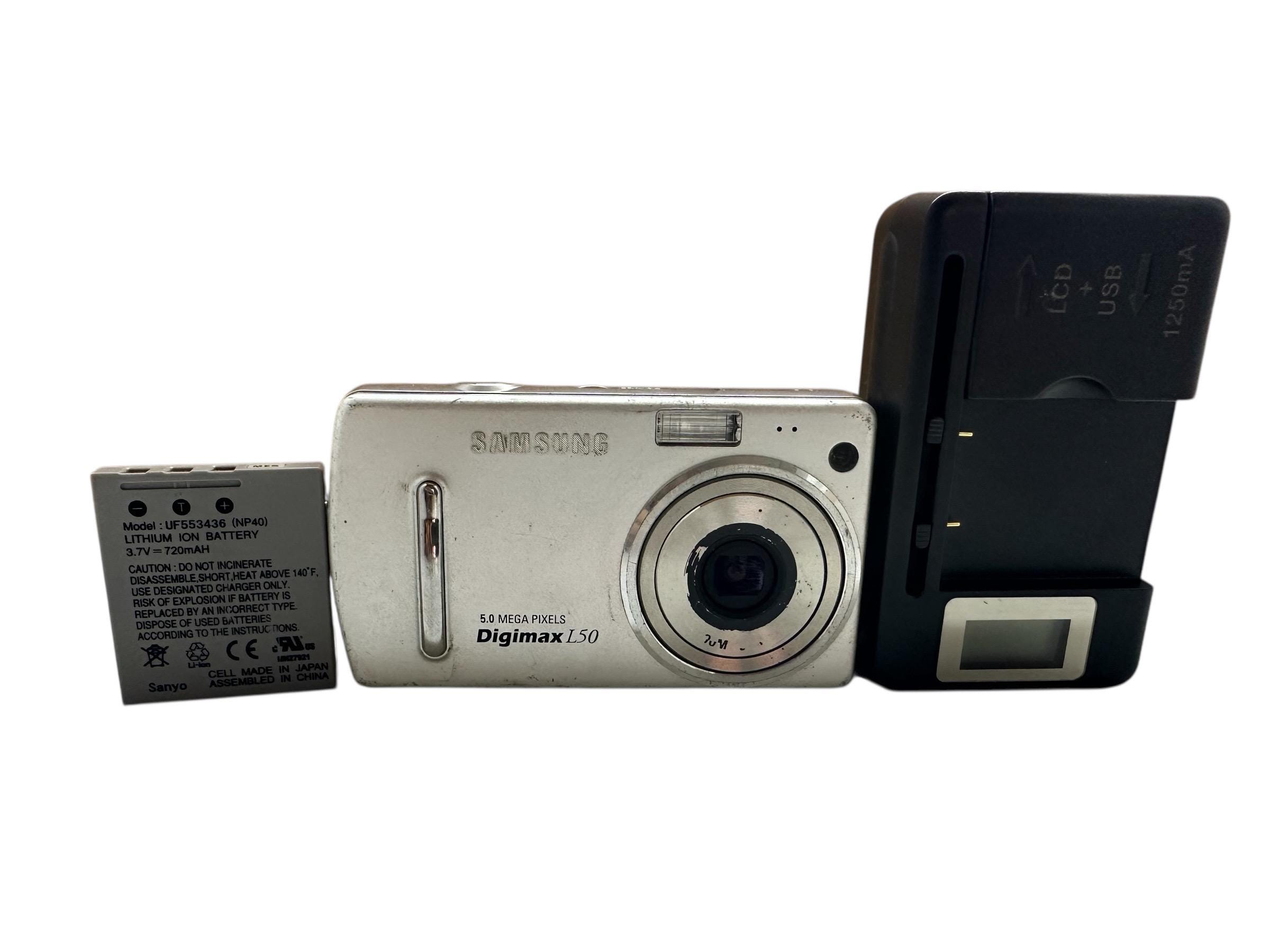 Samsung Digimax L50 デジタルカメラ コンパクト 5MP 3倍光学ズーム