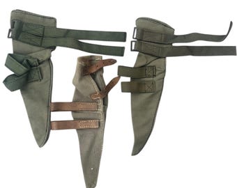 WW1 Era US Army Medical Department Bedding Case - Leather