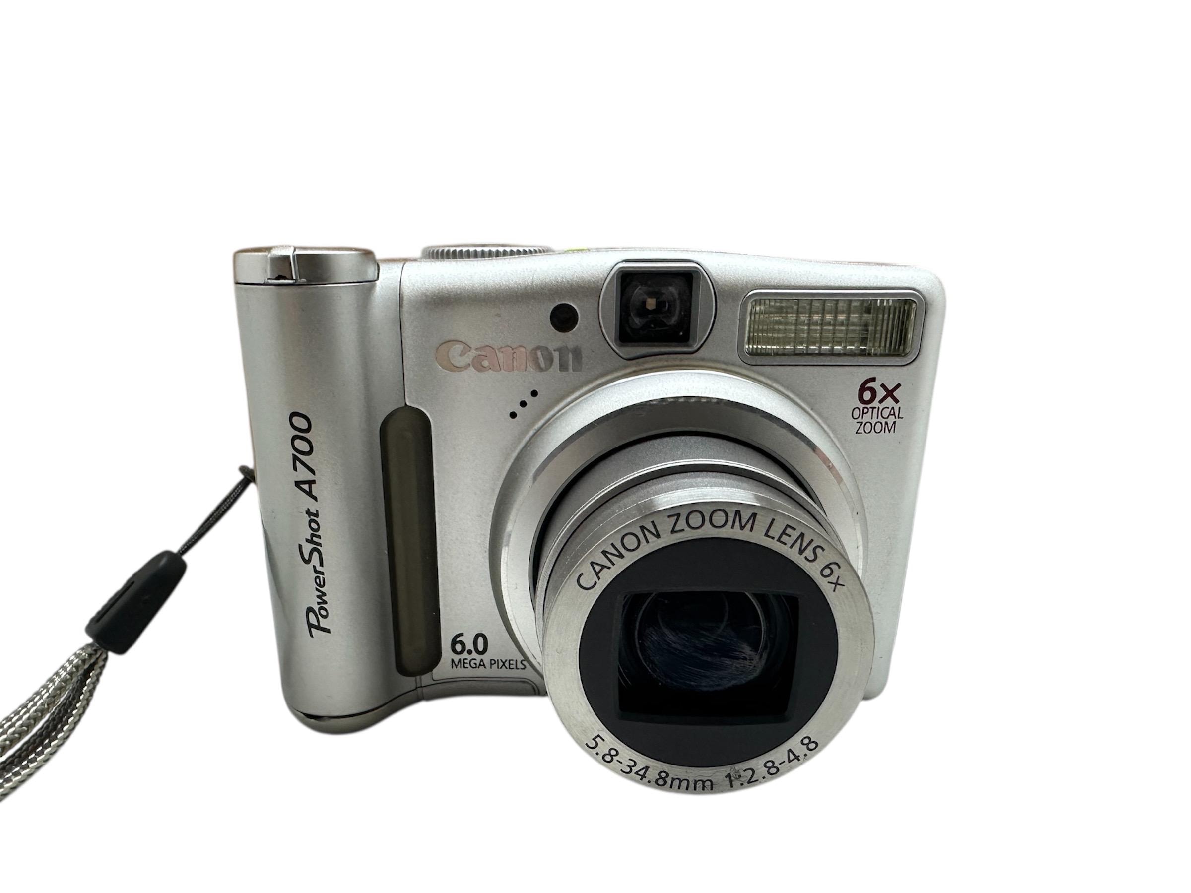 Canon Powershot A700 Silver Digital Camera Ultracompact 6 MP 6 X