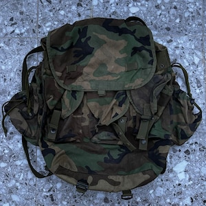 Genuine Military Bag Haversack Backpack Vintage Army Turkey Turkiye Army Soldier Equipment Unisex 2001