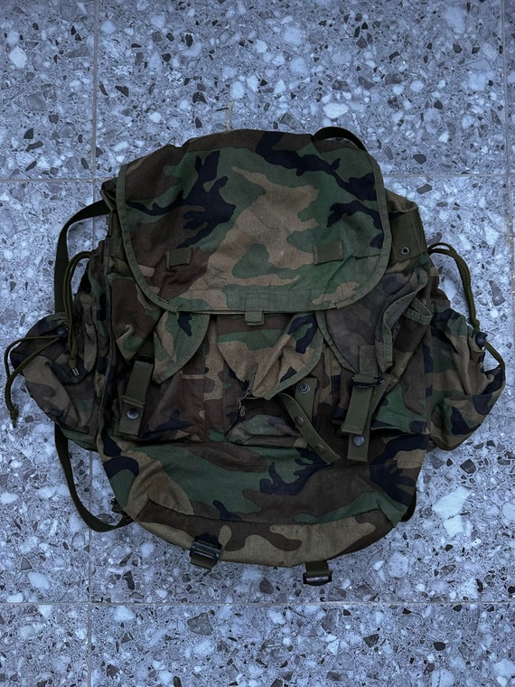 Véritable sac militaire havresack sac à dos vintage armée turquie turquie  armée soldat équipement unisexe 2001 -  France