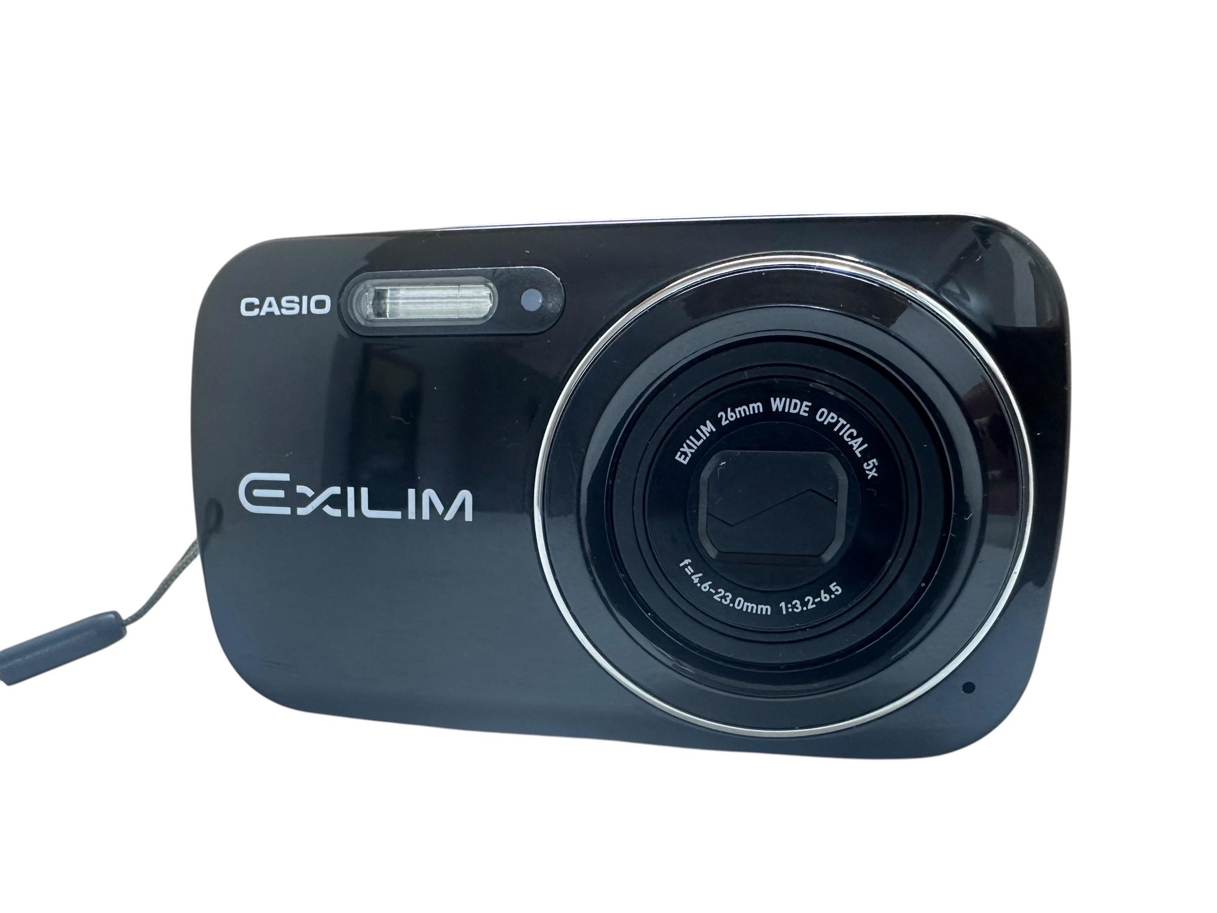 Casio Exilim EX-N1 Digital Camera Black 16 MP Wide 5X Optical Zoom