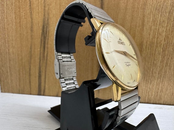 Vintage Unique Alvarex Super Swiss Made 1960 Watch Gold  display picture 1