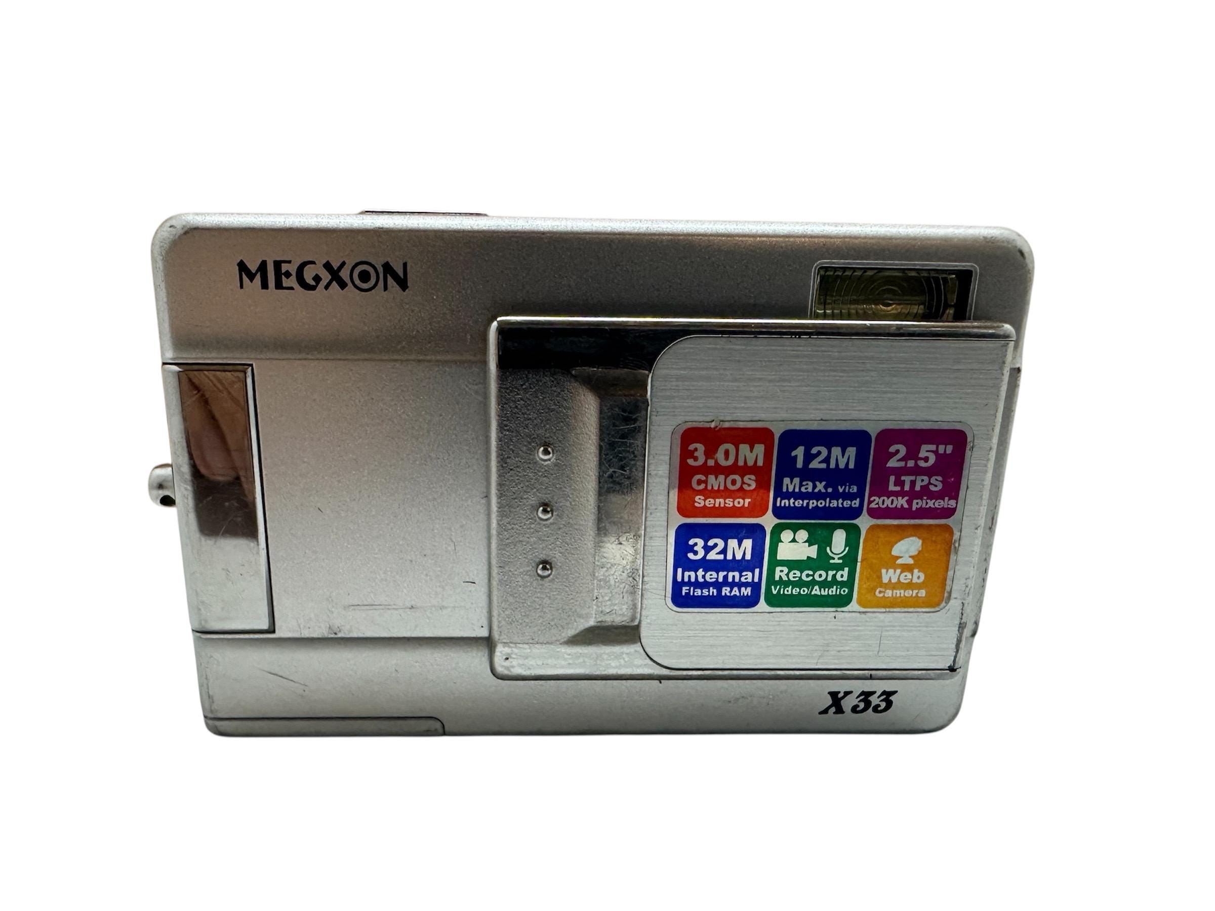 Megxon X33 Video Record Digital Still Camera AAA Batteries Compact
