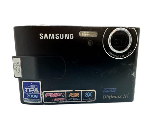 Samsung Digimax i6 デジタルカメラ ビンテージ SDカード Samsung Digimax I6 Digital Camera 6 MP Face Detection Image