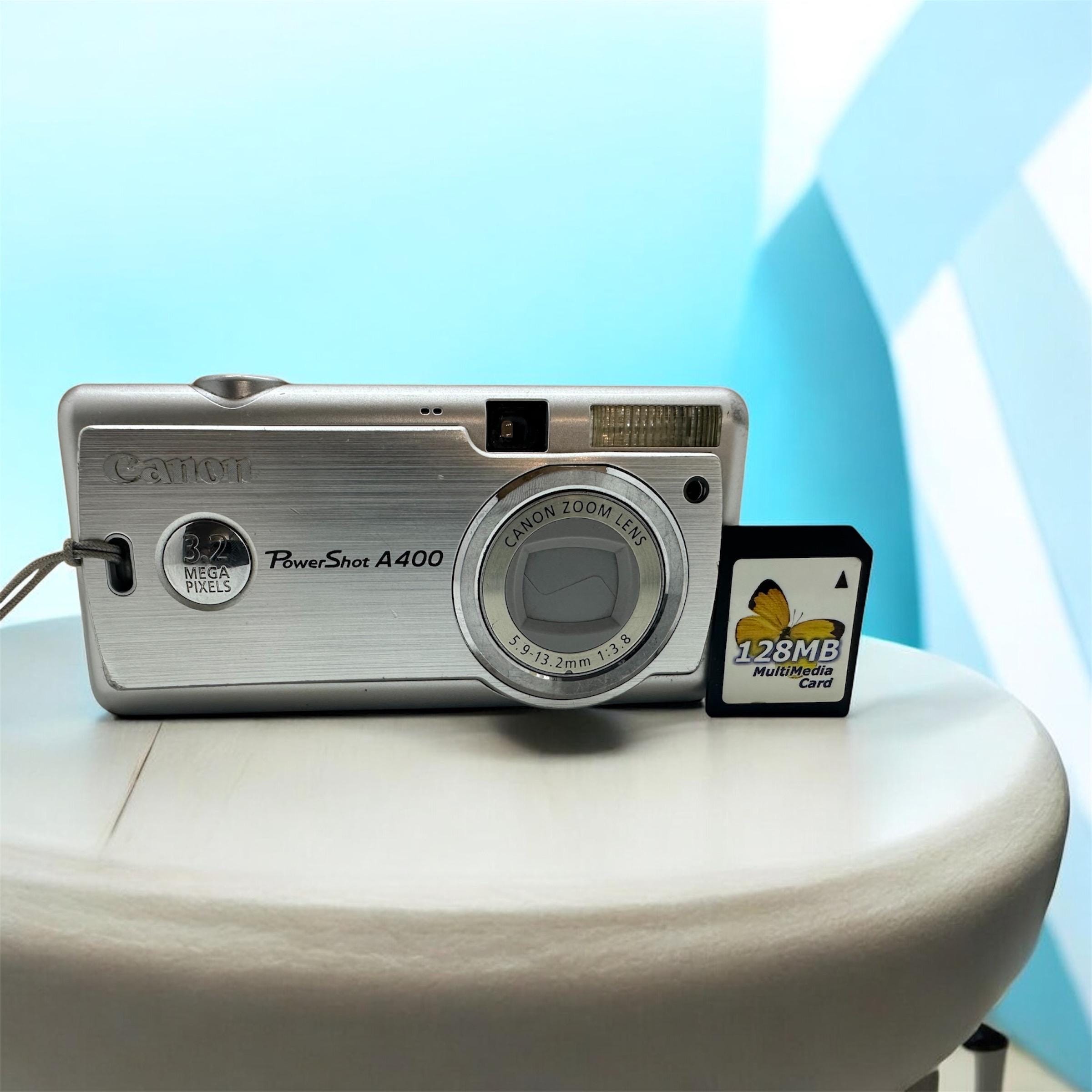 Canon Powershot A400 Silver Digital Camera Ultracompact 3.2 MP 2.2