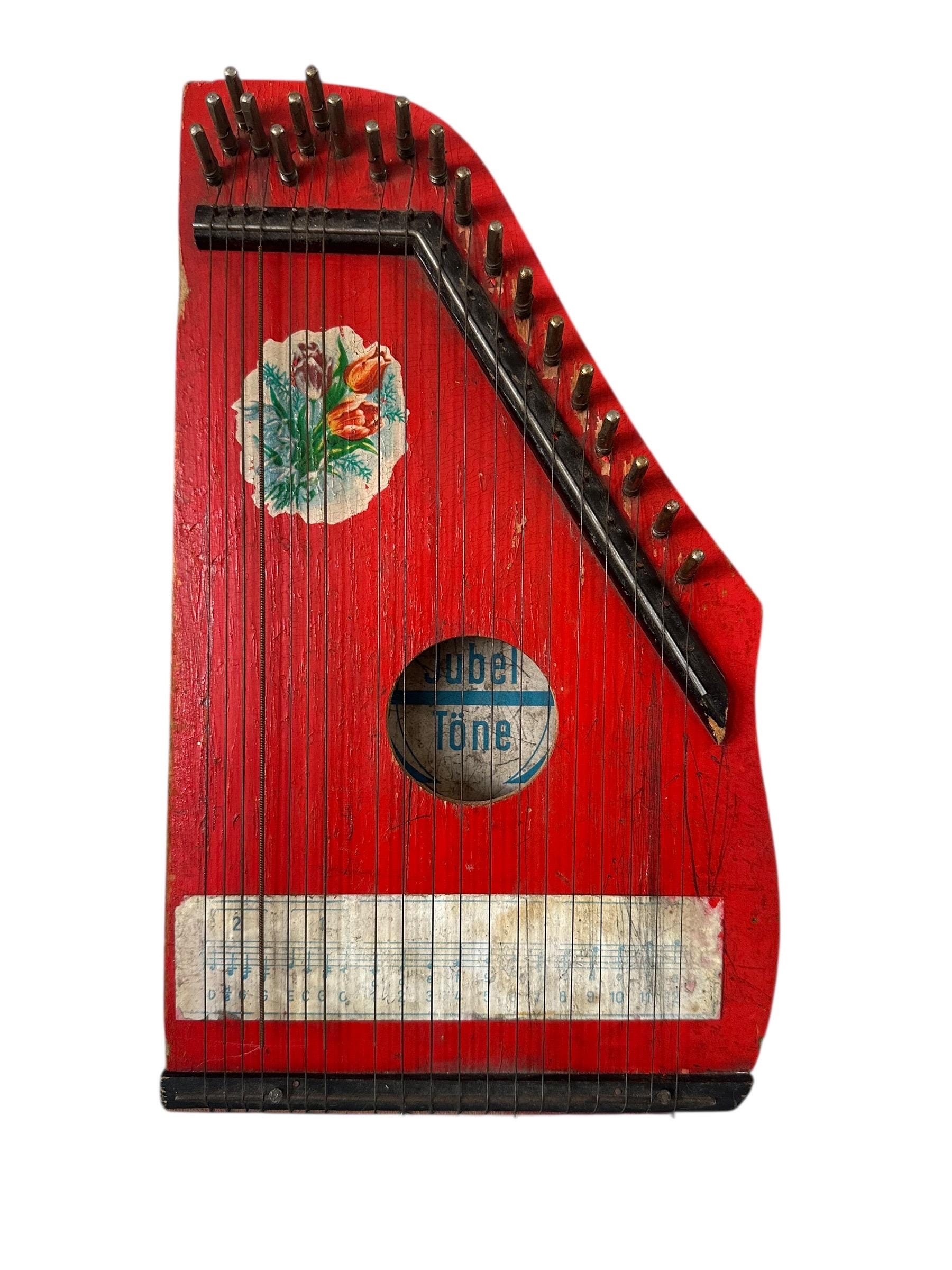 Antique Ancient Unique Vintage Zither Musical Instrument Very Rare