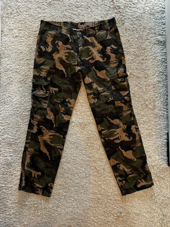 Pantalones Camuflaje Vintage Talla 38 Hombre 100 Algod n Equipo