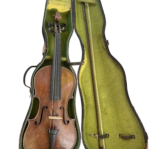 Antique Wooden Violin Case - Etsy