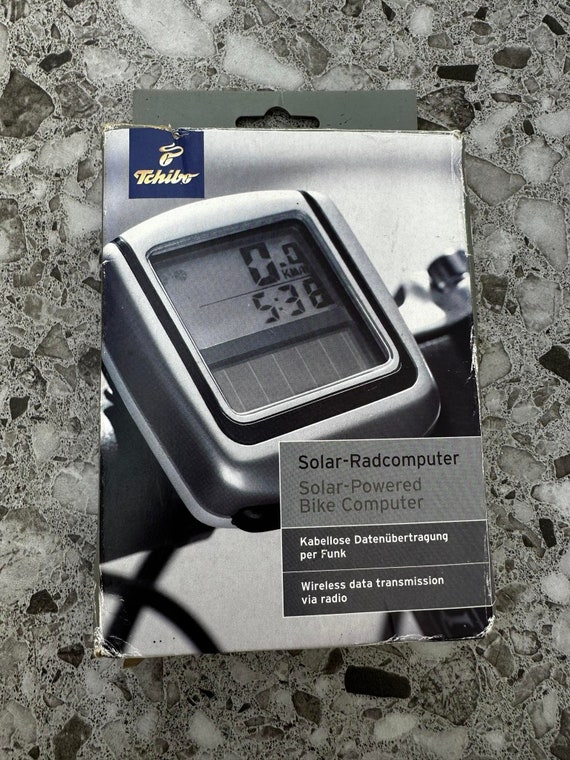 Solar-Radcomputer Fahrrad, solarbetriebenes Fahrrad, 2-teilig, inkl.  Batterien und Box - Etsy.de