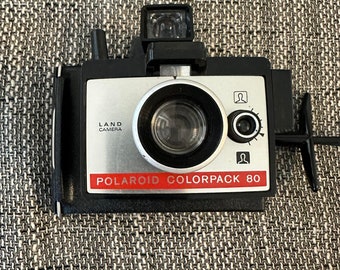 Vinatge Polaroid Colorpack Quadrat Shooter Land Kamera Film Foto Alt 88 Film Film 1970 Made in USA