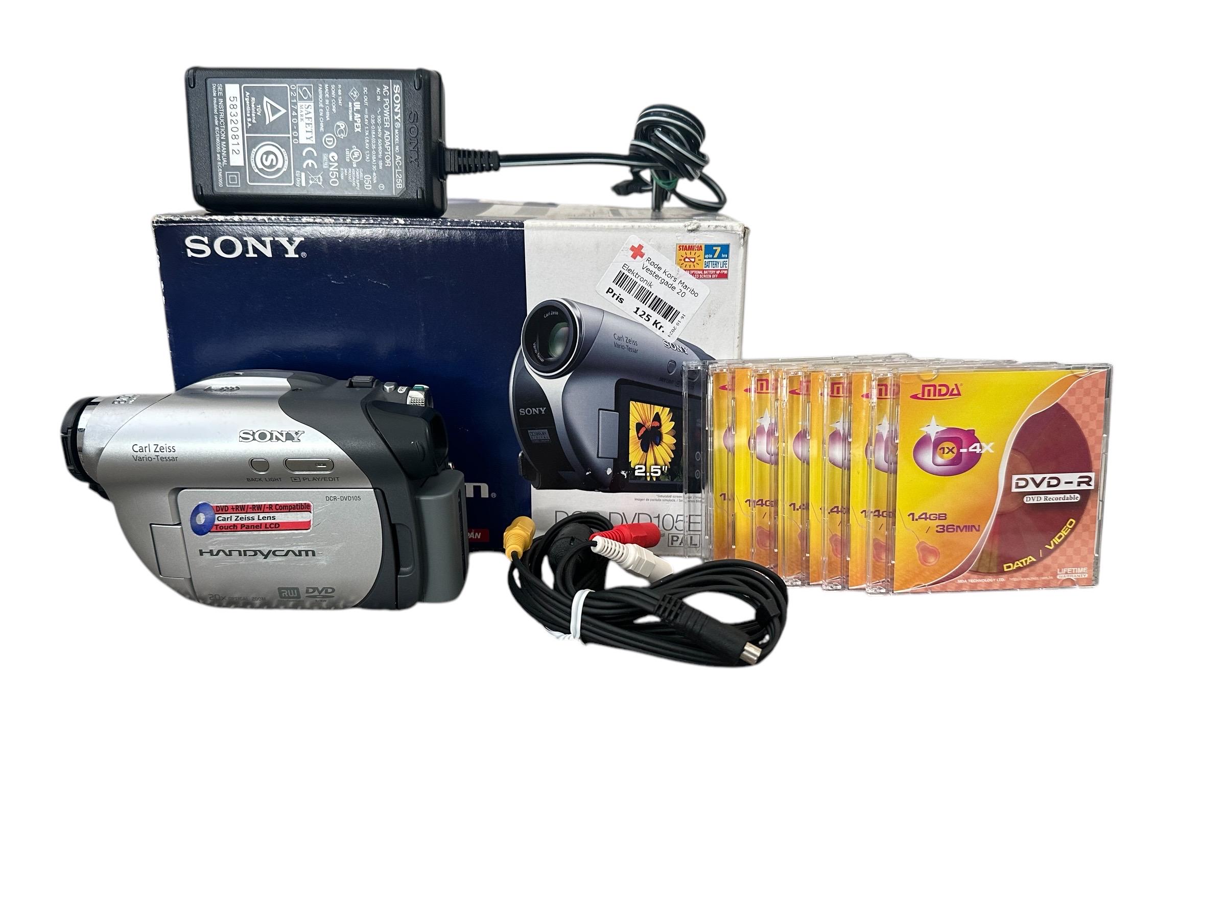 Sony Handycam Dcr-dvd105e Touch Screen Super Steady Shot Sony Handycam Dcr-dvd105e Touch Screen Super Steady Shot