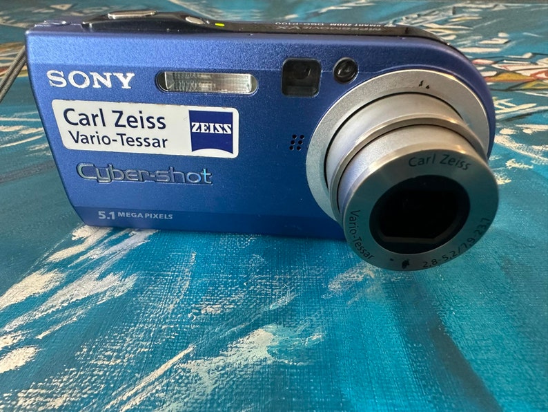 Sony Cybershot DSCP100 Digital Camera 5.1 MP 3X Optical Zoom Etsy