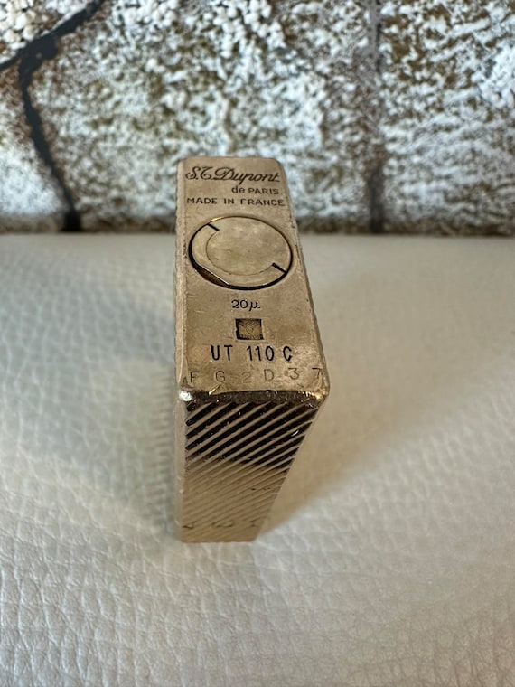 Vintage Luxury Gold S. T. DUPONT 20 Microns Gold Plated 