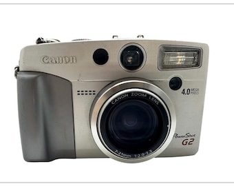 Canon PowerShot G2 zilverkleurige Japanse digitale camera 4 MP zoomlens compact
