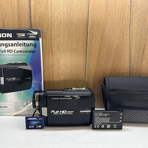 MAGINON Dv Z5 Full HD Camcorder Video Digitalkamera 3 Zoll Smart Touch Screen 5MP Lcd Supra Photo Made in Germany +2GB Speicherkarte