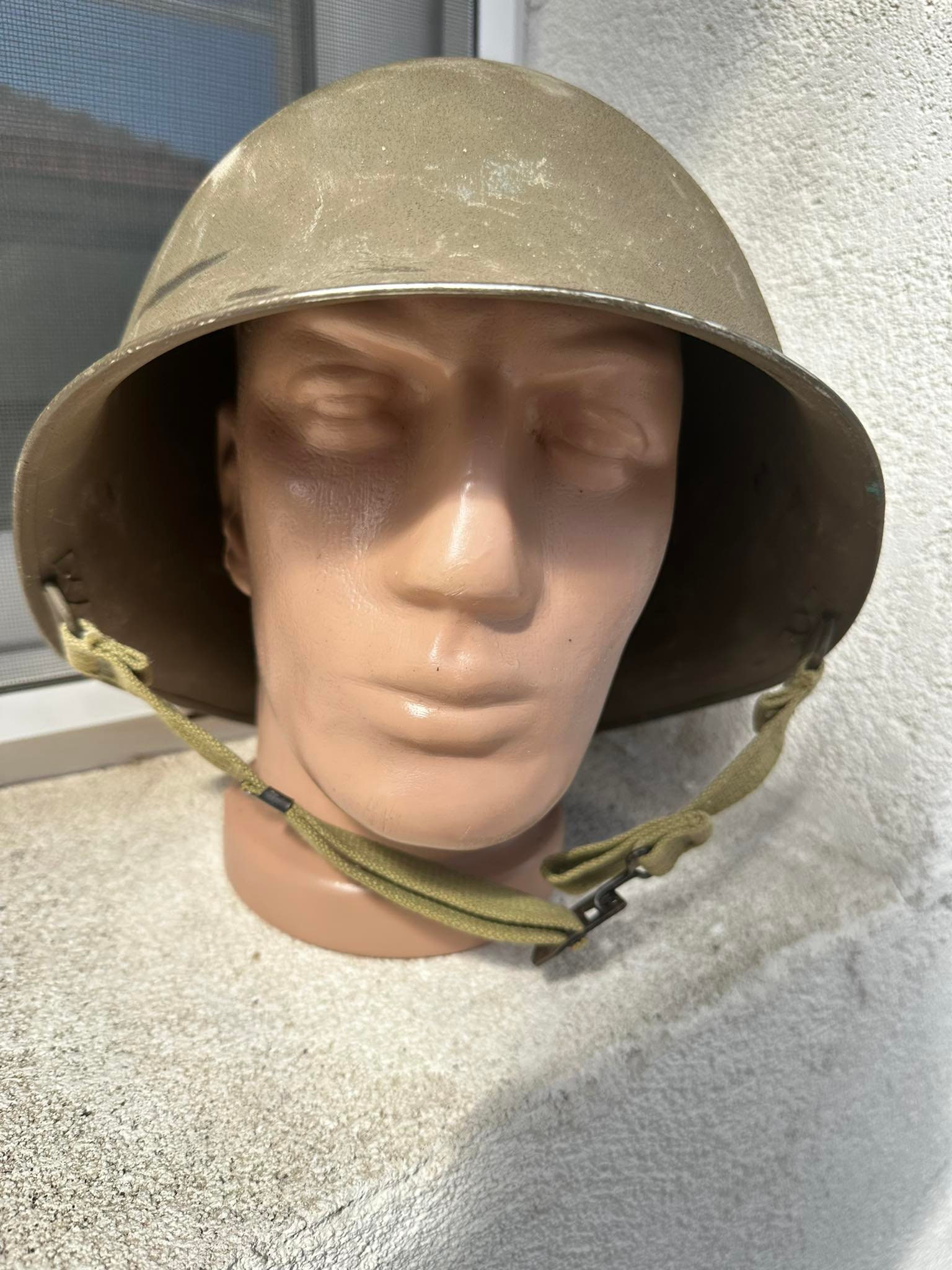 Vintage Military Helmet Mo F1 TTA Otan HR 1955 NATO French Army