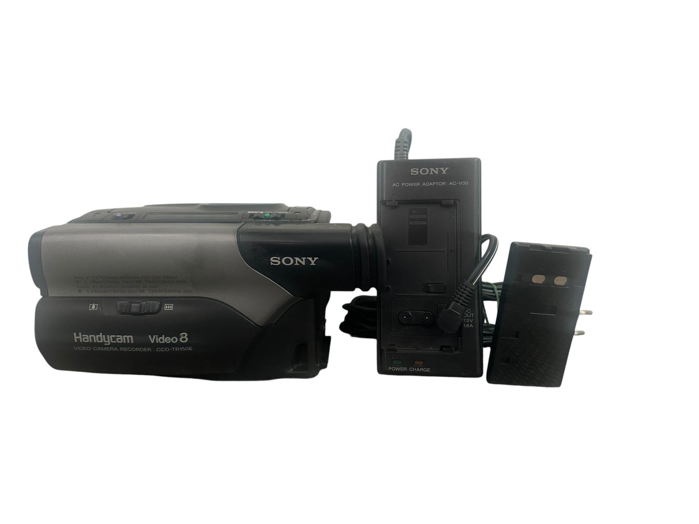 Vintage Sony CCD-TR150E JAPAN Handycam Video 8 Steady Shot Video