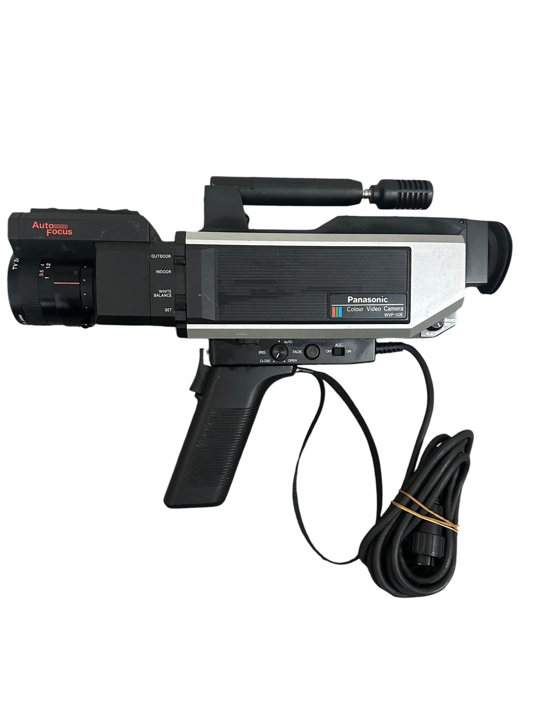 Vintage Rare Panasonic WVP-50E Colour Video Camera 1980 Year Auto