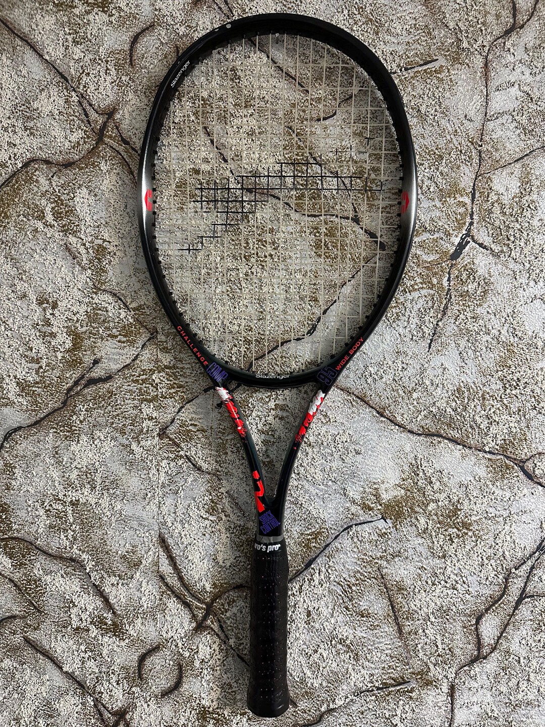 Slazenger Challenge Racket Professional Tennis Racquet Slazenger Shock Control Challenge Series ...