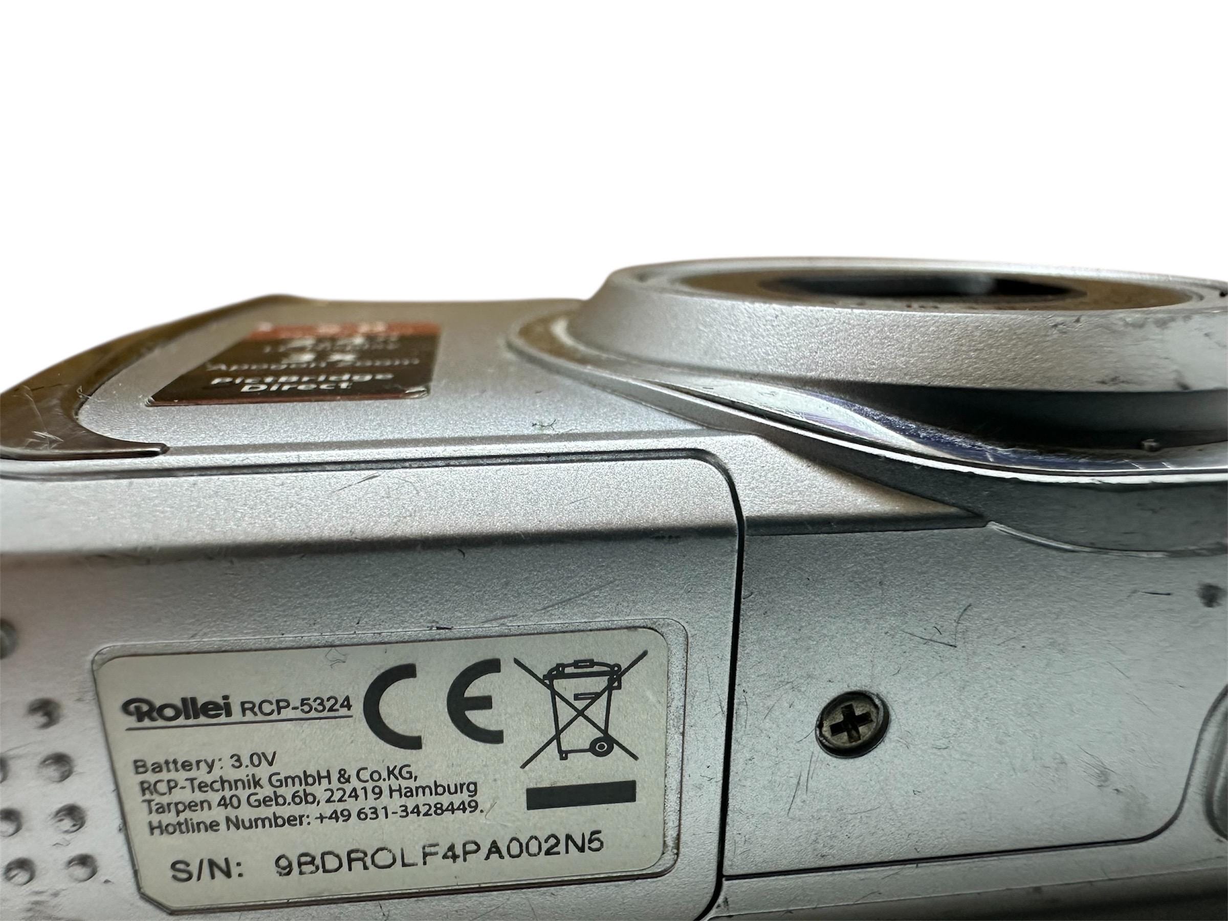 Rollei Rcp 5324 Video Digital Camera 5 MP 3x Apogon Zoom Germany