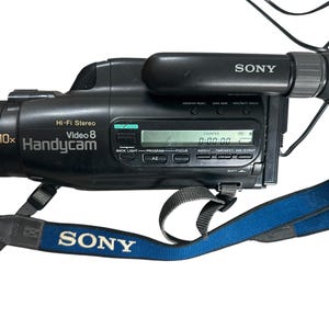 Vintage Sony Video 8 CCD-FX500E Handycam Made in France Tape Tapes