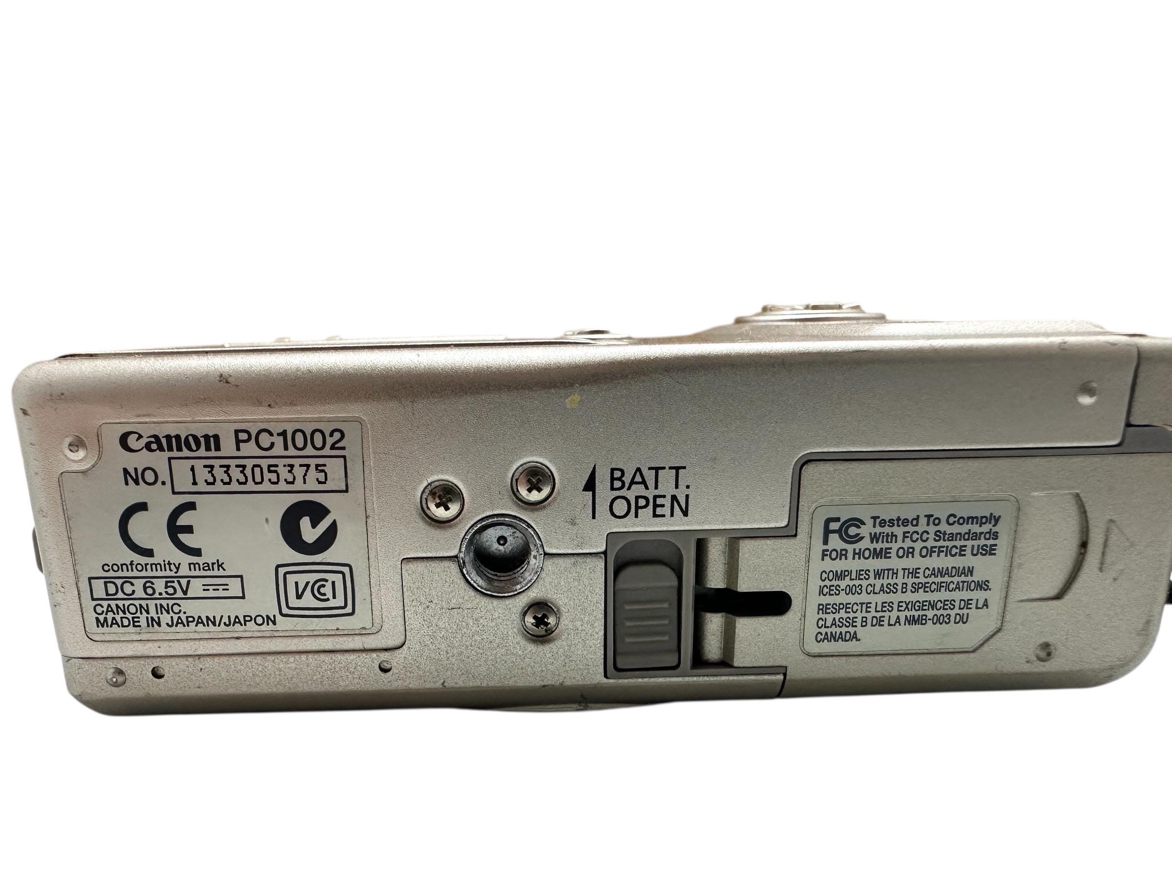 Canon Powershot S20 Digital Camera Japan 3.3 MP Optical Zoom