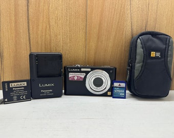 Panasonic Lumix Dmc-Fs4 Digital Camera Compact 8MP 4X Optical Zoom + 2GB Memory card, Charger, Case and Battery Auto Scene