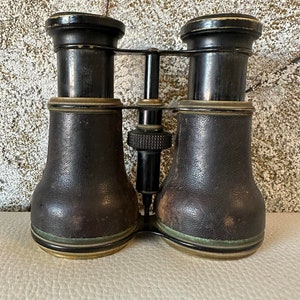Vintage Military Very Rare Binoculars Unique Old France Unique Small 1914 Collectible Amazing View