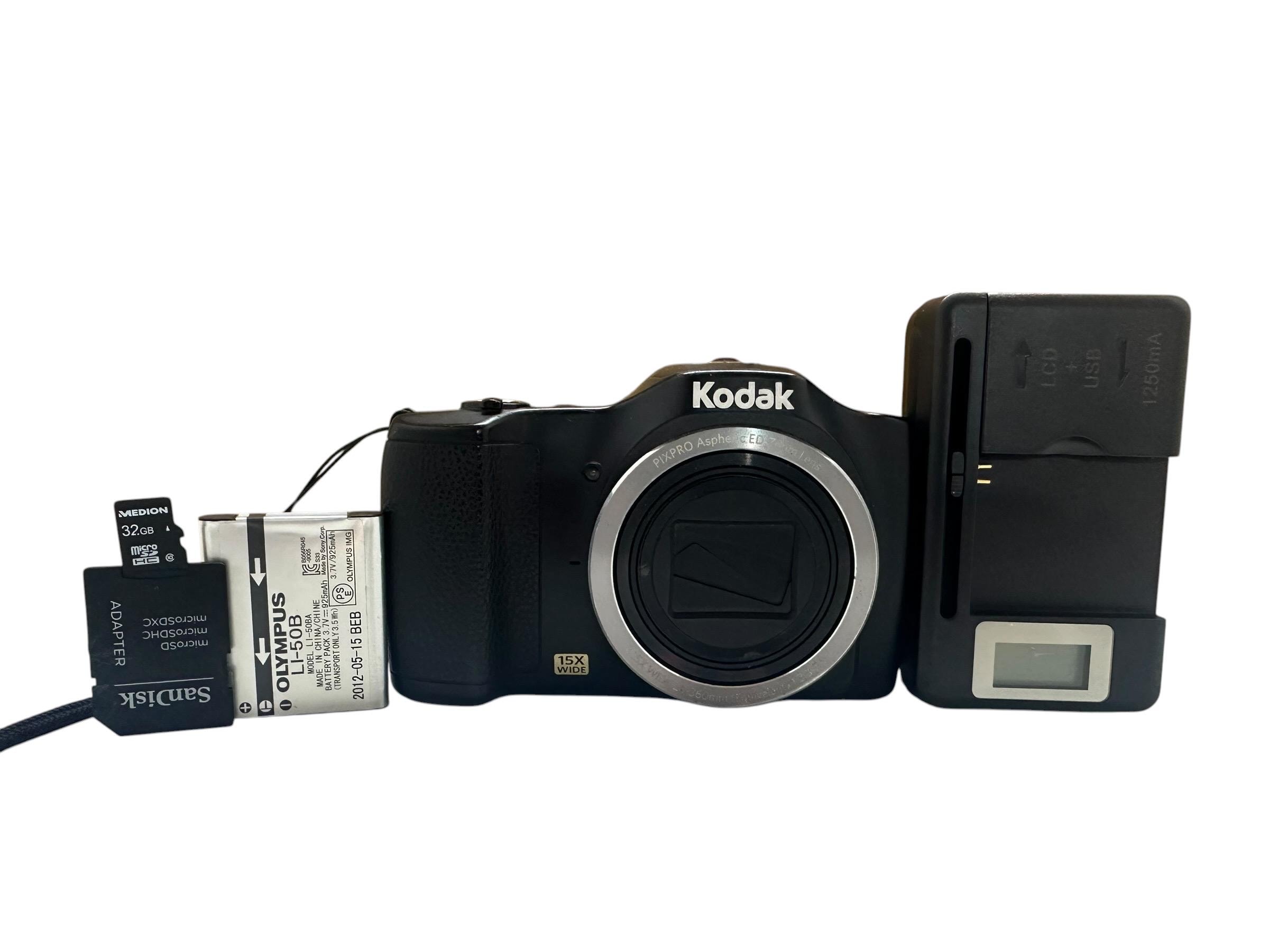 Kodak Pixpro Fz152 Aspheric Ed Zoom Lens 3inch Digital Camera 16 