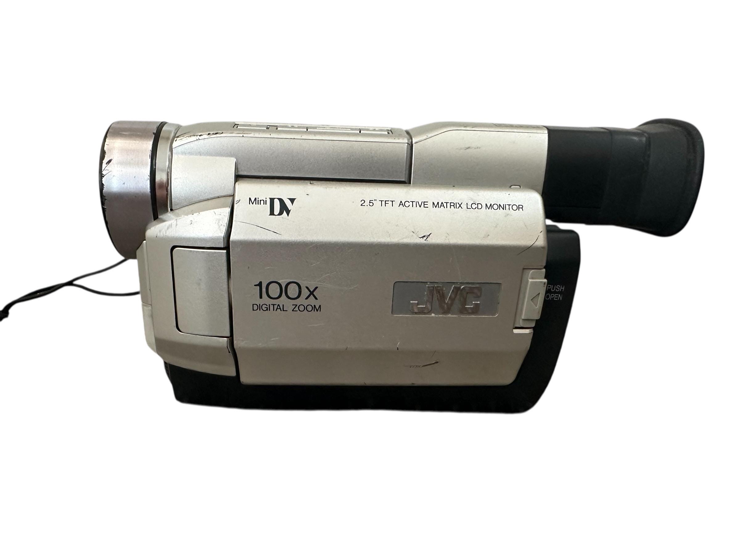 Digital Video Camera Mini Dv Jvc 100x Digital Zoom Used]Digital
