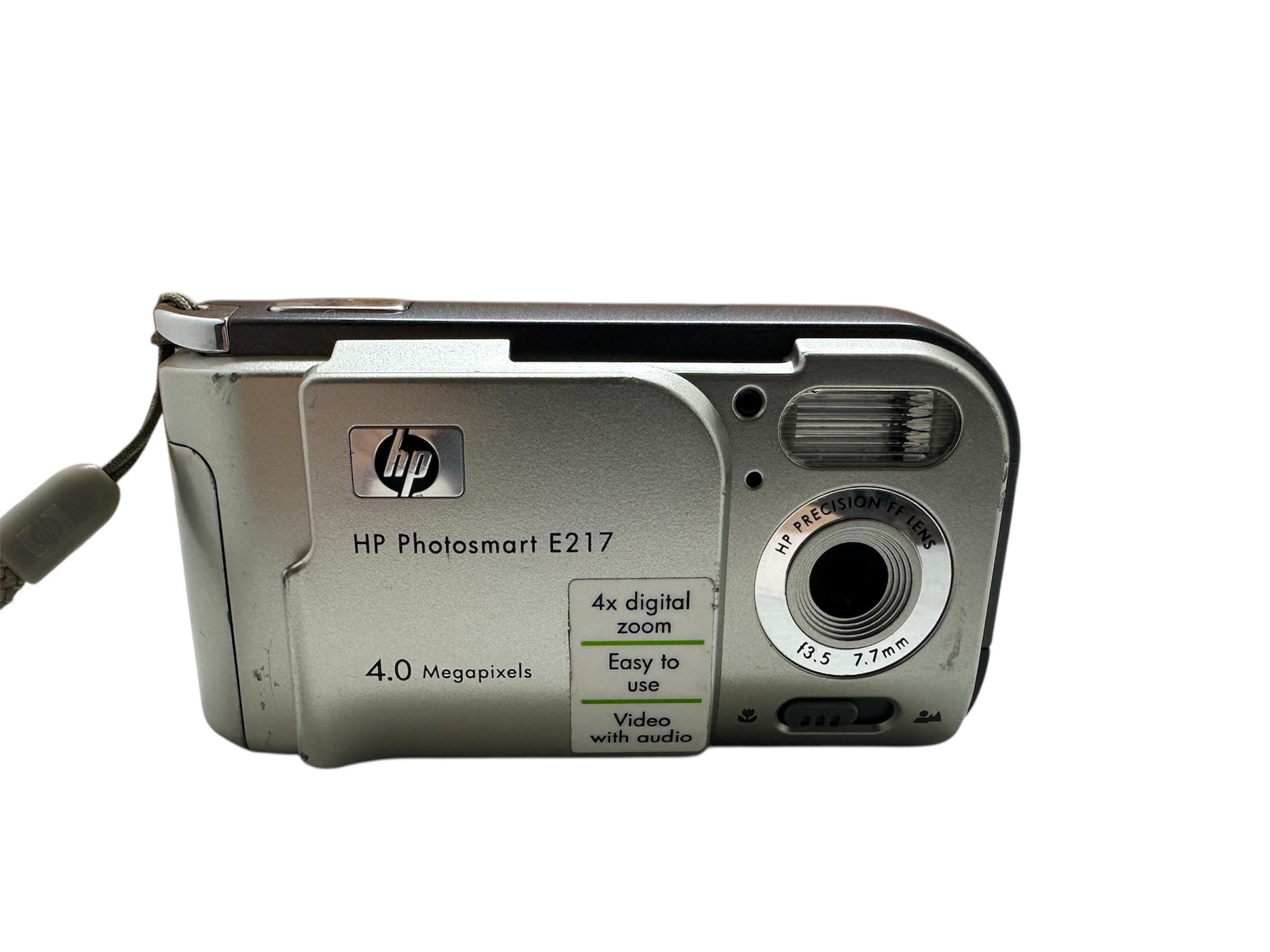 HP Photosmart E217 Hewlett Packard Digital Camera 4x Digital Zoom