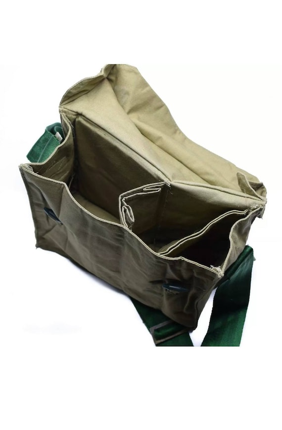Echte militaire leger schoudertas Haversack gloednieuwe Vintage Canvas Unisex leger soldaat uitrusting Etsy Belgie
