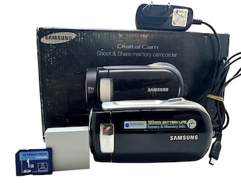 Samsung Digital SD Camcorder Schneider Kreuznach 34x Optical Zoom