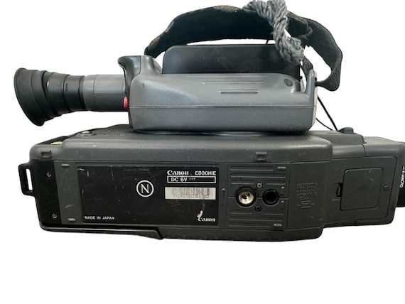 Vintage Canon E800hie Hi8 Stereo Handycam 8x Atf Zoom Video Camera