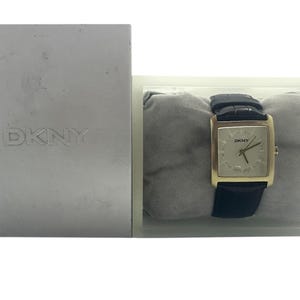 Luxury Ladies Wrist Watch DKNY Donna Karen New York Crystals Solid Stainless Steel Water Resistant 50 metres