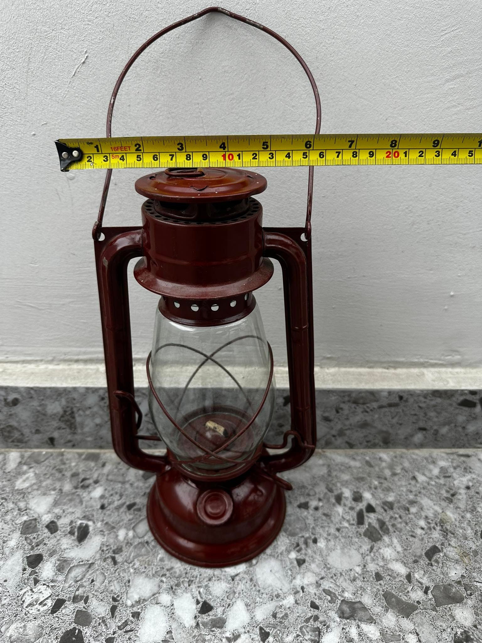 Lanterne Vintage Prabhat N°752 - Lampe à Kérosène Métal - Collection - Inde
