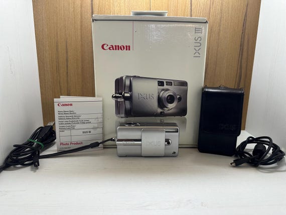 Vintage Canon Ixus III Japan 23.5 54 Mm Compact Film Camera Zoom