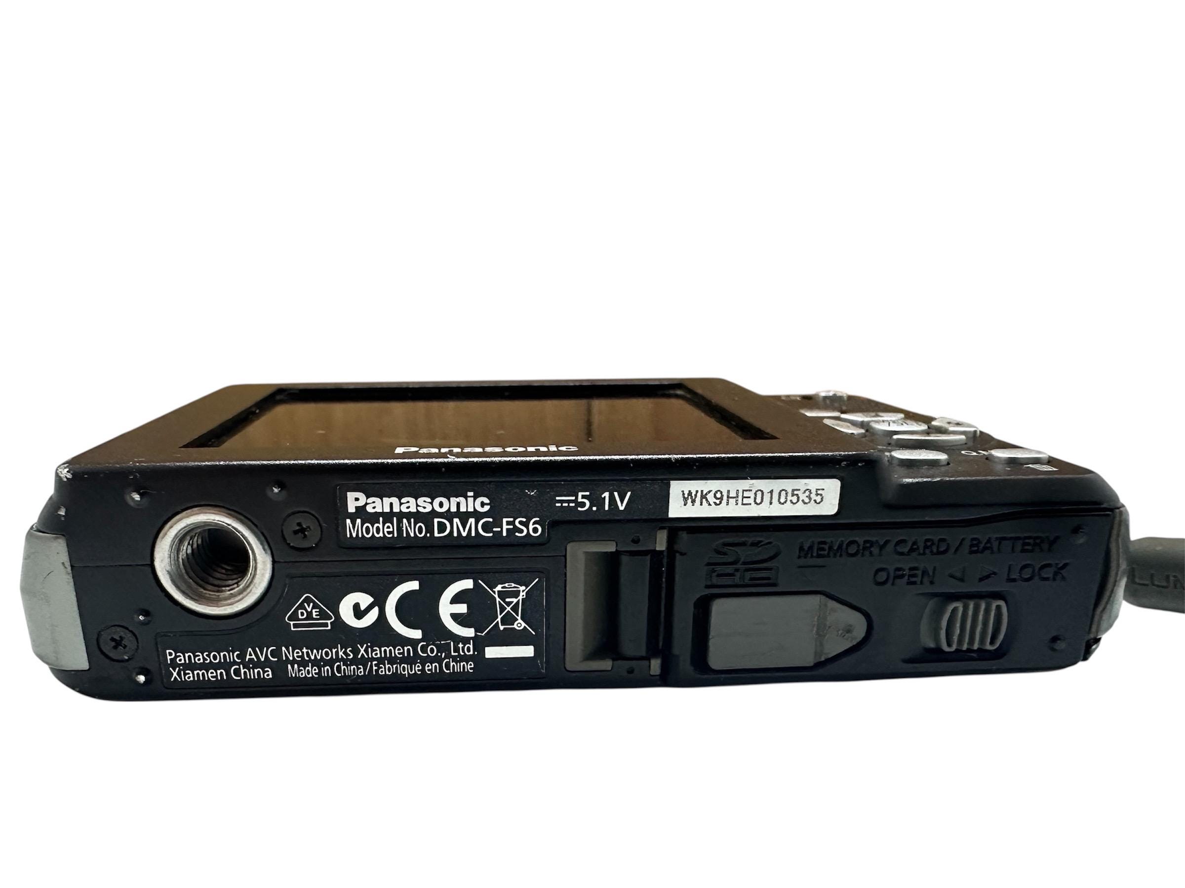 Panasonic Lumix DMC-FS6 デジカメ Panasonic LUMIX DMC-FS6 Compact Digital Camera ,no Batteries Or