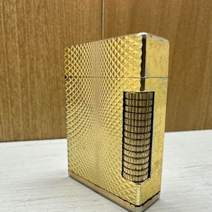 Vintage Luxury Sylvia 170 Butane Lighter Gold Plated Gas Lighter Unique Collectible