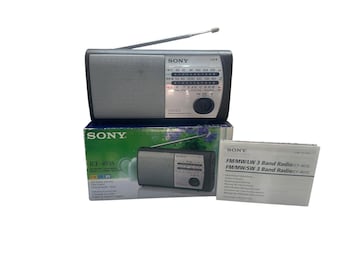 Vintage Rare Unique Sony Japan FM Sw Mw Radio Icf-403s Stereo