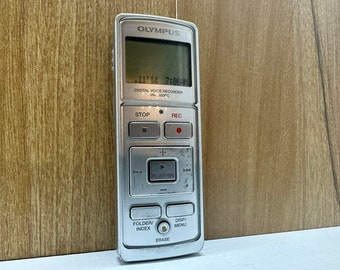 Registratore vocale digitale Olypmus VN-5500PC AAA 1,5V Batterie Corder Argento 512 MB Sottobanda