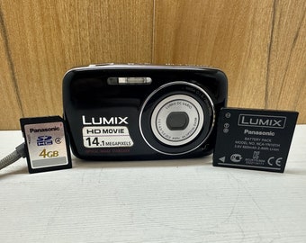 Panasonic Lumix HD Movies DMC-S3 Digital Camera Leica Made in Japan 4X Optical Zoom 14.1 MP 2.7 inches  Lcd Compact