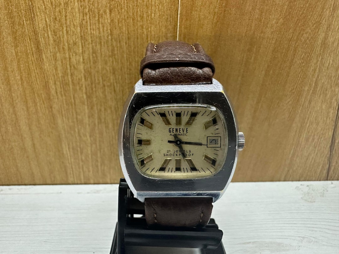 Genuine Geneve Watch Automatic 21 Jewels Shockproof Waterproof Stainless  Steel Antimagnetic Amazing