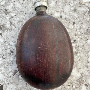 Original French Army Drinking Flask Water Bottle Canteen pot cotton pouch OD NEW