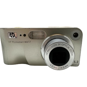HP Photosmart M417 Hewlett Packard Digital Camera 3X Optical Zoom 5.2 MP 1,8 Inches Lcd Compact AA Batteries Precision