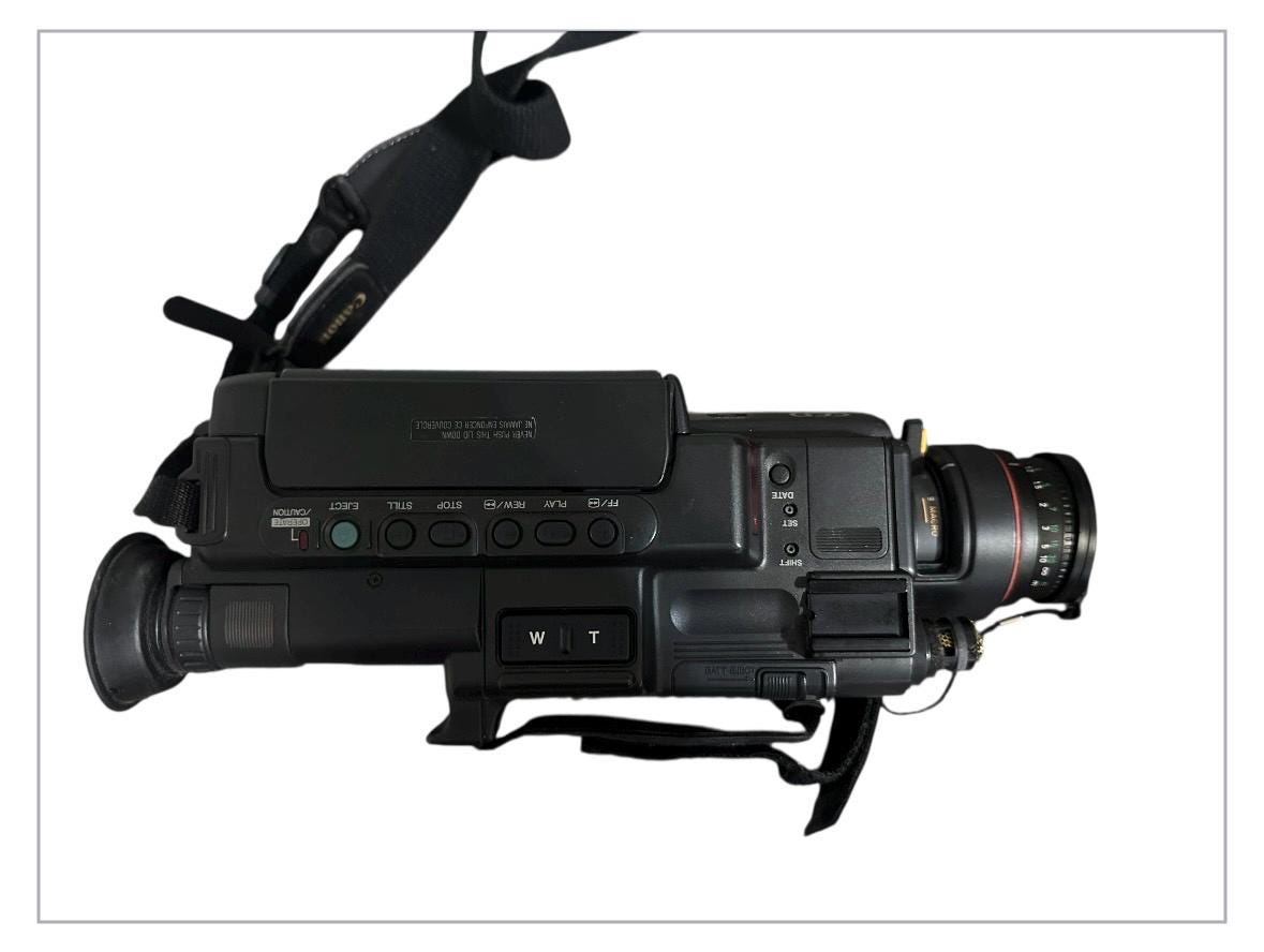 Vintage Canon Vision E77 8mm Old Tapes Video Camera Camcorder 6x