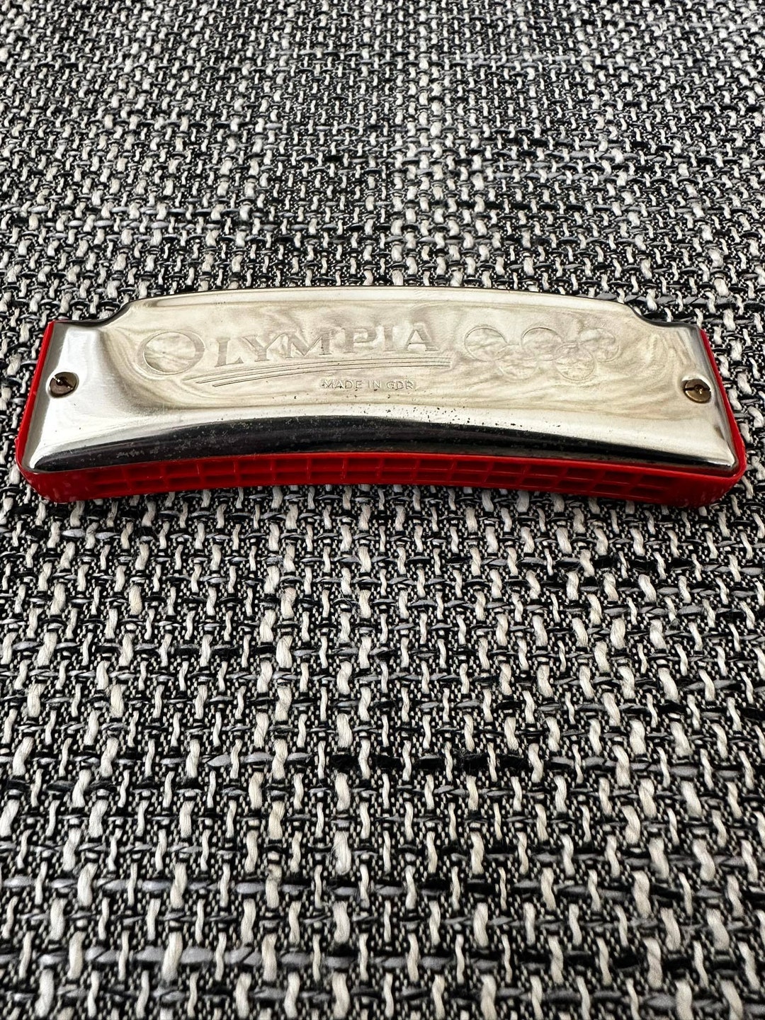 Vintage Very Old Harmonica Olympia Made in GDR German Democratic