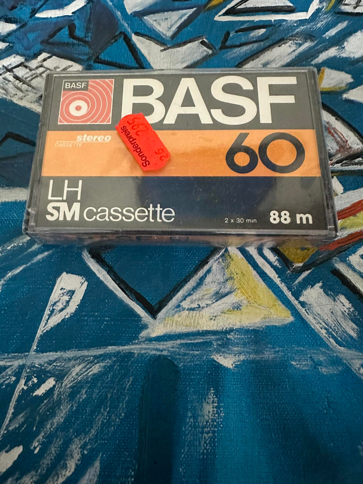 ビンテージ 新品 LH SM ステレオ カセット BASF 60 88 m 古い 希少 