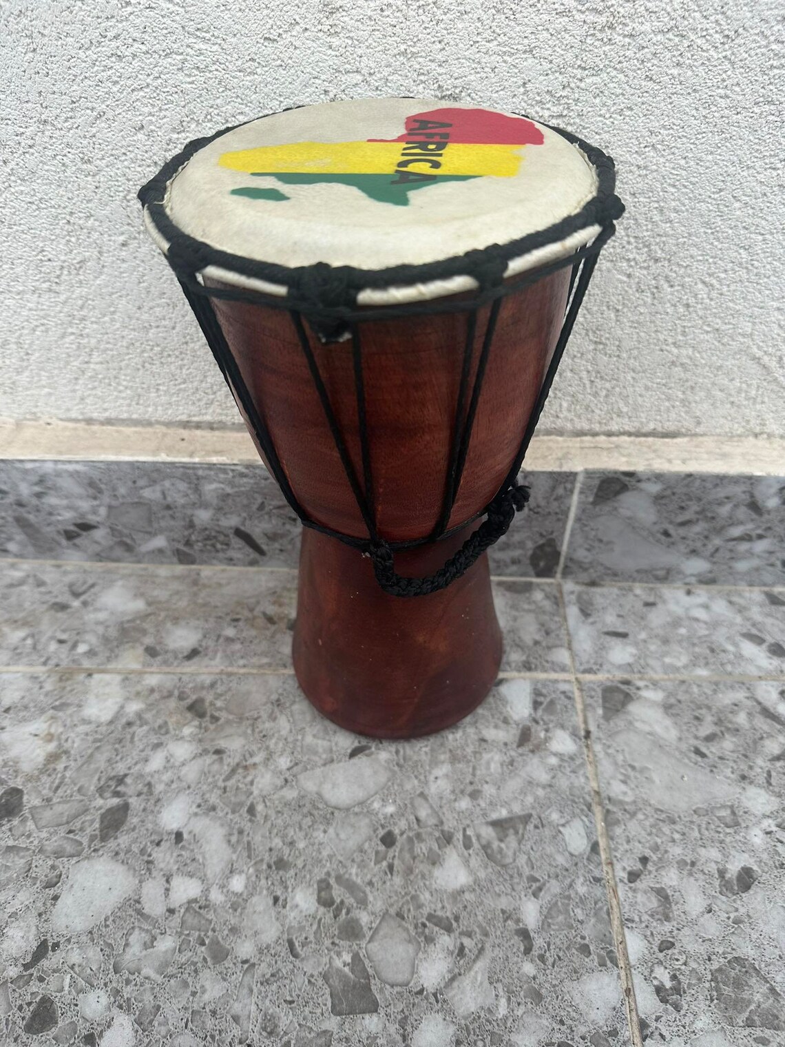 Traditional Musical Instrument Africa Tarambuka Music Collectors Bongo Drum African, foto 3 di 5
